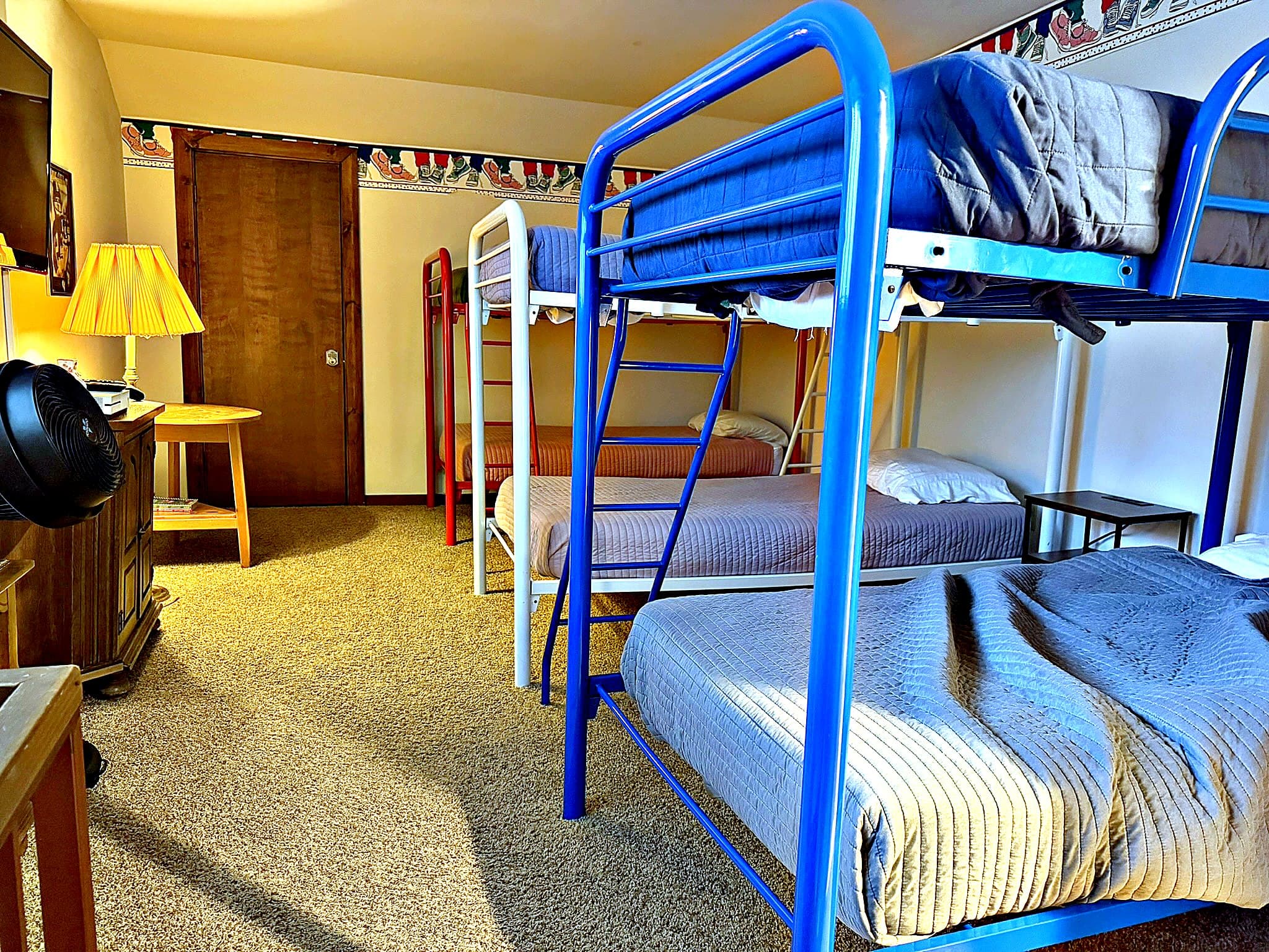 Kids' bunk loft sleeps the whole crew